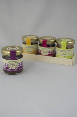 Coffret 4 Chutney 40g - 160g - spécial fromages