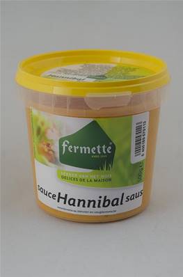 Seau de Sauce Hannibal Fermette 500g - sauce Barraques à frites