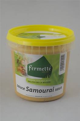 Seau de Sauce Samourai Fermette 500g - sauce Barraques à frites