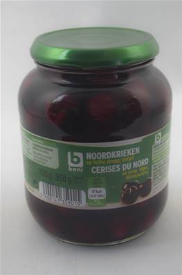 Cerises du Nord au sirop léger dénoyautées 700g