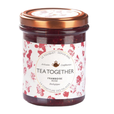 Confiture de framboise & rose TEA TOGETHER 220g 