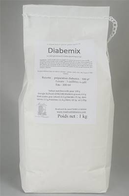 Farine pour Pain Diabemix ( à index Glycémique bas) 1kg