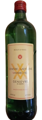 Genièvre de Wambrechies Etiquette jaune 49° 1L