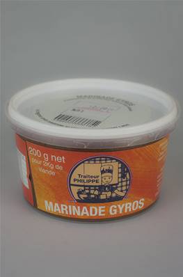 Marinade GYROS sans Allergène 200g