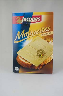 Matinettes Chocolat Blanc Pur beurre de Cacao 128g