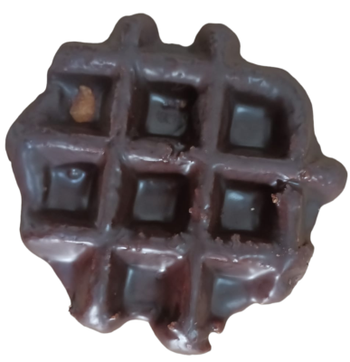 Gaufre liégeoise nappée de chocolat  - Biscuiterie BOURDON