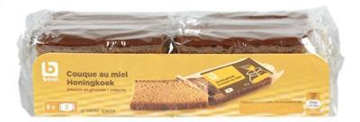 COUQUE au Miel en tranches 8 x 2 BONI 320g