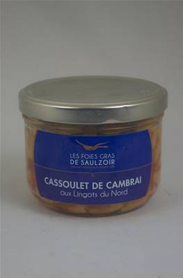 Cassoulet aux Lingots du Nord et à l' Andouille de Cambrai 350g