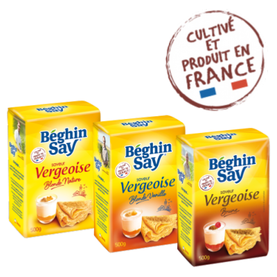 Vergeoise Beghin Say : Brune, Blonde et Vanille  Saveurs du Nord