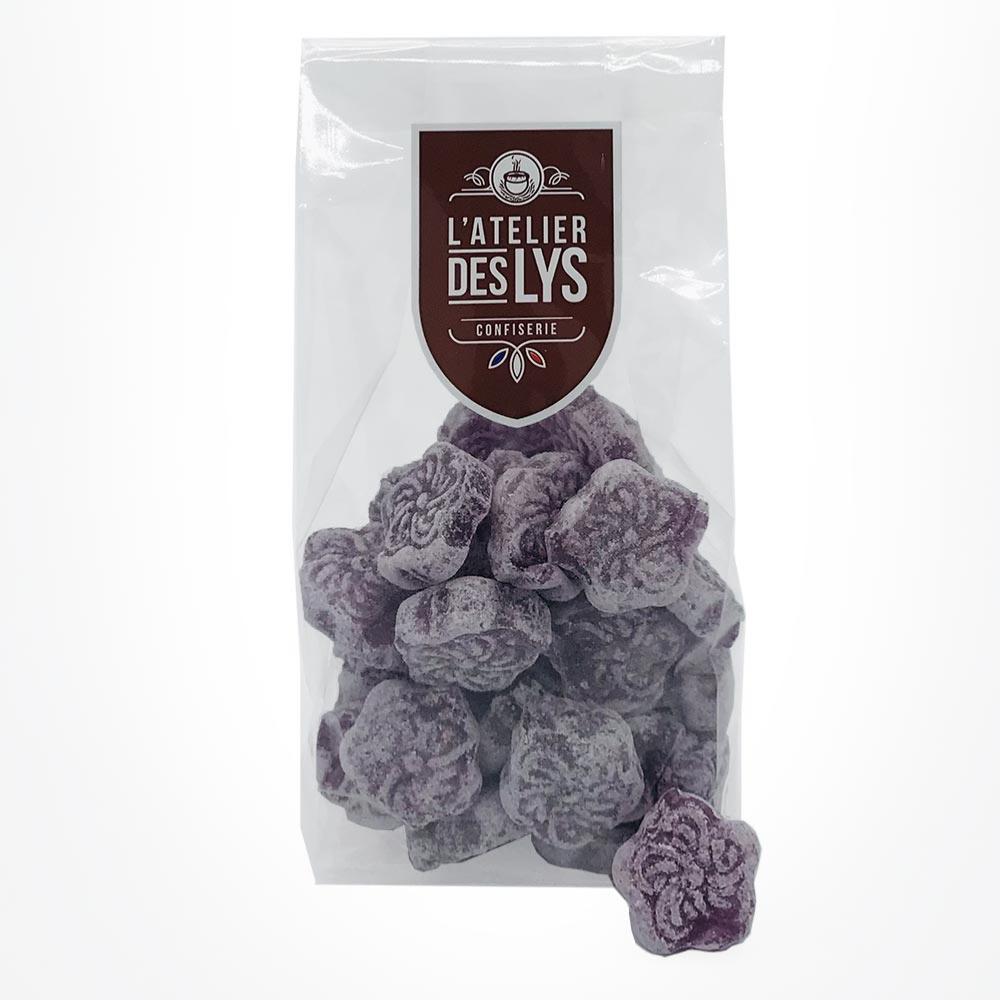 Sachet de bonbons violette 200g