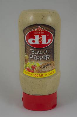 Sauce Black Pepper DL Tube Plastique 300ml
