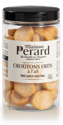 Croûtons ronds frits à L’AIL PERARD 100g PREMIUM