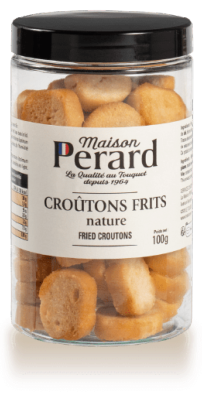 Croûtons Ronds Frits goût Nature PERARD 100g PREMIUM