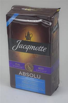 Café JACQMOTTE Absolu Décaféiné Moulu 250g