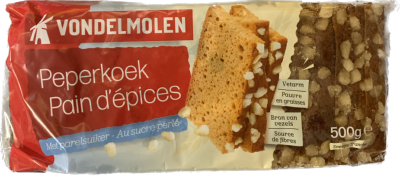 Pain d'épices avec sucre perlé tranché 500g