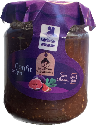 LA CONQUETE DES SAVEURS CONFIT DE FIGUES POT 220G - La Boutique Tahiti