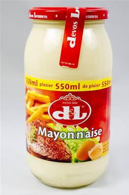Véritable Mayonnaise Belge aux Oeufs 550ml
