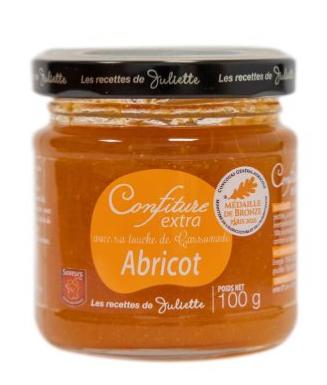 Confiture Extra Abricot avec sa touche de cassonade 100g