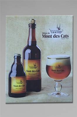 Panneau carton Bière Mont des Cats Neuf