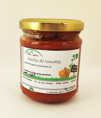Coulis de tomates artisanal de la Ferme pot de 180g