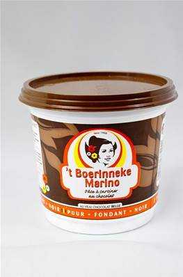 Marino Tartinella au vrai CHOCOLAT NOIR Belge 400g