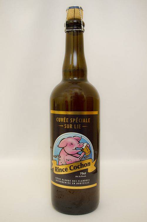 Rince Cochon - Bière belge blonde - 8,5% - Rince Cochon