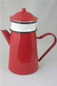 Cafetière du Nord BEKA Emaillée Rouge 1 paquet de café moulu 250g OFFERT