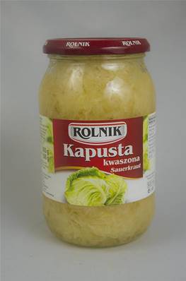 Kapusta Kwaszona Sauerkraut CHOU BLANC CHOUCROUTE 840g