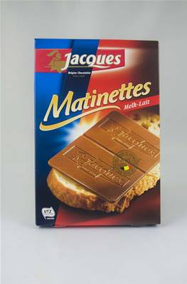 Matinettes Chocolat au Lait Pur beurre de Cacao 128g