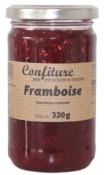 Confiture Extra Artisanale  la cassonade FRAMBOISE 320g