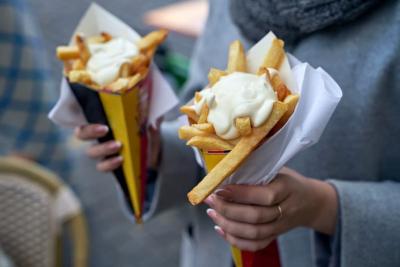 Vraies frites belges � la maison