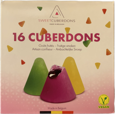 16 Cuberdons Belges Mélange (8 parfums) 224g