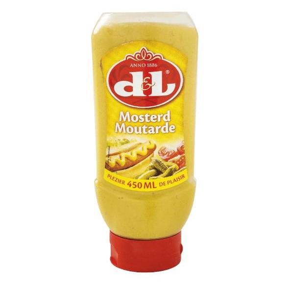 Moutarde tube plastique DL 450ML