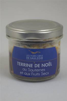 Terrine de Noël au Sauternes et aux Fruits Secs 90g