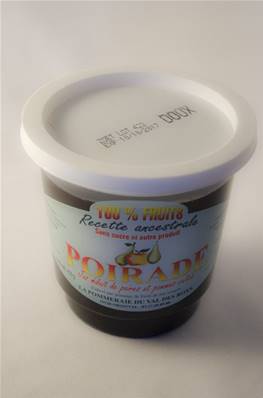 Poirade Sans Sucre ajouté (sirop de liège du Nord Artisanal) 450g