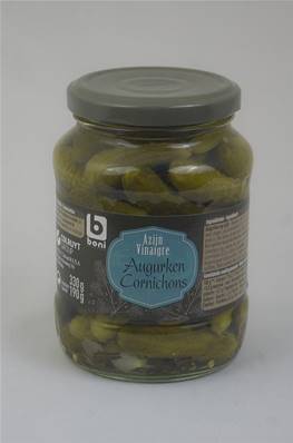 Cornichons au Vinaigre Extra Fins 670g