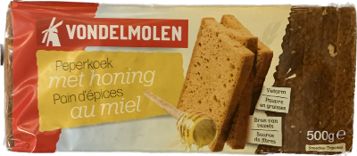Pain d'épices au miel tranché 500g