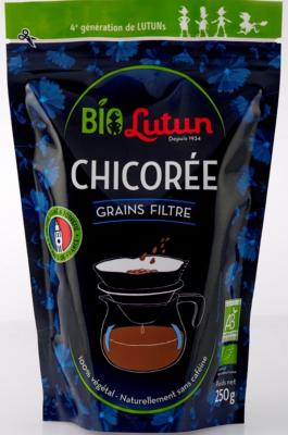 Chicorée du Nord LUTUN BIO en Grains Filtre 250g : Une Saveur Authentique et Responsable