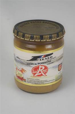 Soupe de poissons de la Maison PERARD - LABEL ROUGE - 390g - Fruits de mer de qualité supérieure préparés de manière artisanale