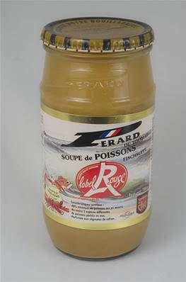 Soupe de poissons de la Maison PERARD - LABEL ROUGE - 780g - Fruits de mer de qualité supérieure préparés de manière artisanale