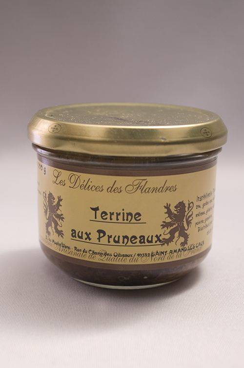 Terrine aux Pruneaux 200g Les Délices des Flandres Trésors du Nord