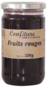 Confiture Extra Artisanale  la cassonade FRUITS ROUGES 320g