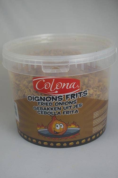 Seau Oignons Frits 1,5kg Colona - Trésors du Nord