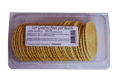 Gaufres fines Pur beurre - 250g