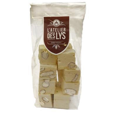 Nougat Ducasse Artisanal (vanille bourbon amandes / 3 parfums / moka-chicorée / caramel amandes) Sachet de 150g