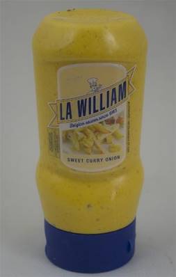 Sauce Curry Oignon Tube Plastique LA WILLIAM 270ml