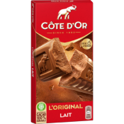 Plaque Côte d'Or "L'ORIGINAL" LAIT (2X200g) 400g