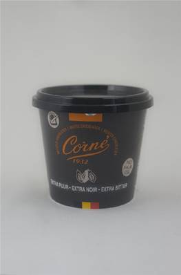 Pâte à Tartiner Chocolat Extra Noir Corne 200g