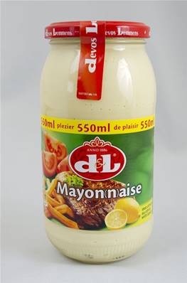 Véritable Mayonnaise Belge au jus de Citron 550ml