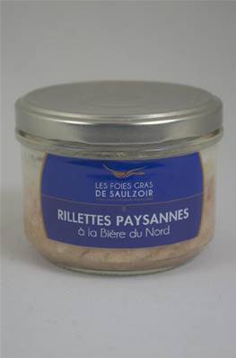 Rillettes Paysannes à la Bière du Nord 180g